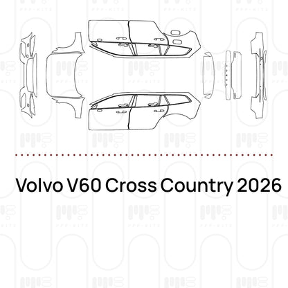 Pre-Cut PPF Volvo V60 Cross Country 2026