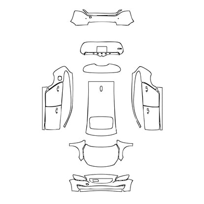 Pre-Cut PPF Volvo V60 Momentum 2014 - PPF-Kits