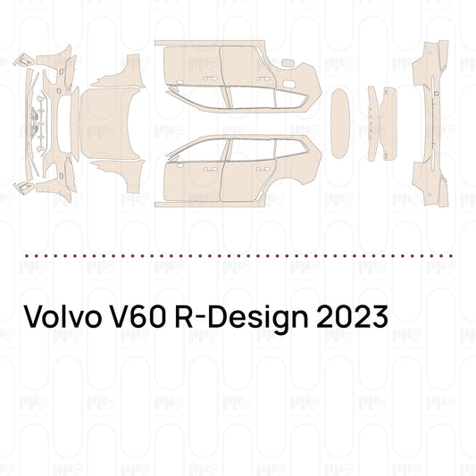 Voorgesneden PPF Volvo V60 R-Design 2023