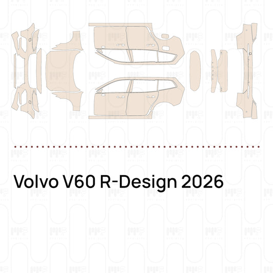 Voorgesneden PPF Volvo V60 R-Design 2026