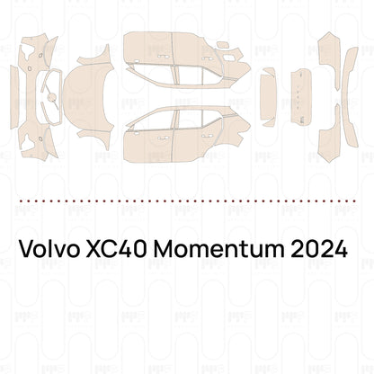 Voorgesneden PPF Volvo XC40 Momentum 2024