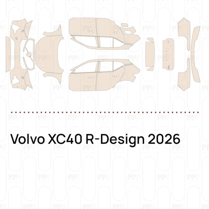 Voorgesneden PPF Volvo XC40 R-Design 2026
