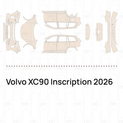 Voorgesneden PPF Volvo XC90 Inscription 2026