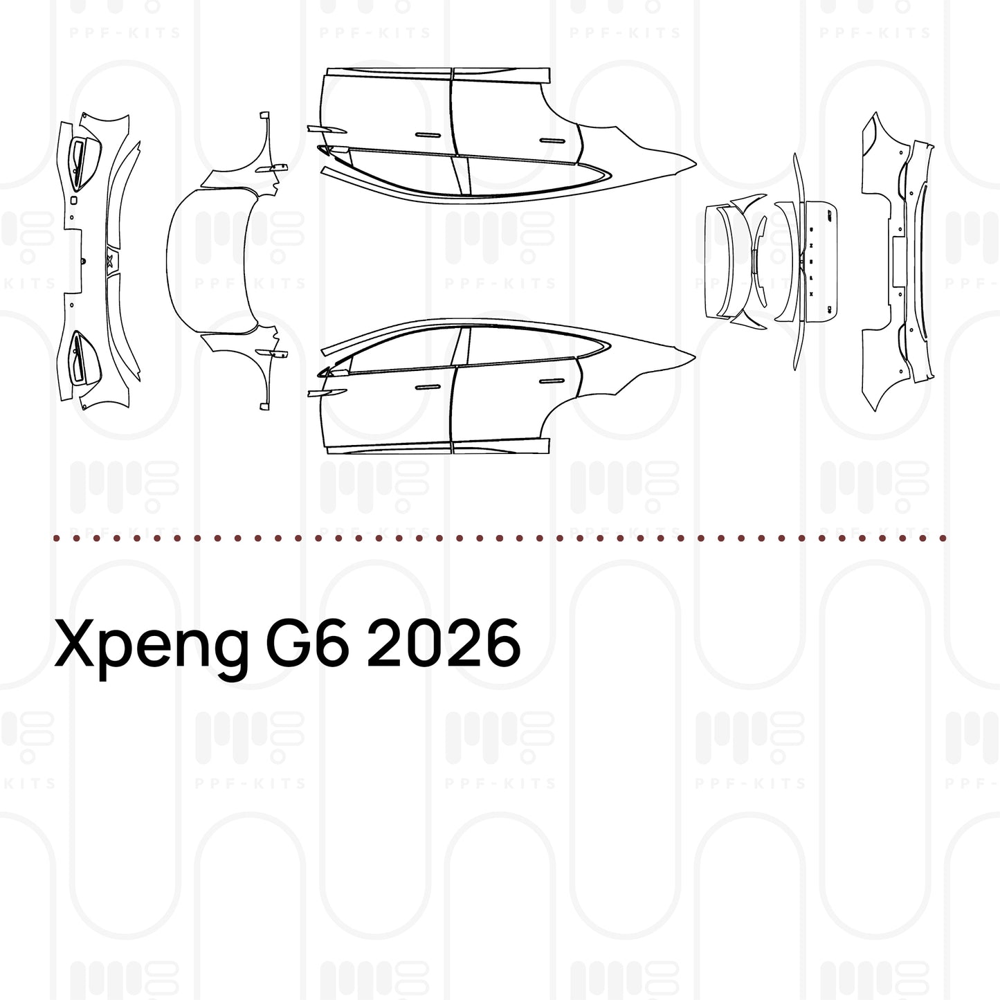 Pre-Cut PPF Xpeng G6 2026