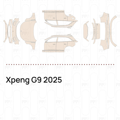 Voorgesneden PPF Xpeng G9 2025