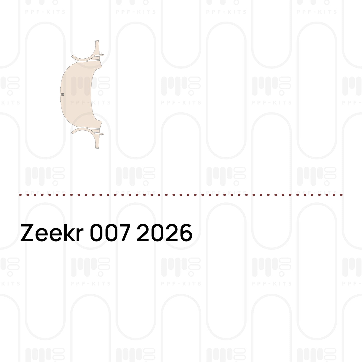 Voorgesneden PPF Zeekr 007 2026