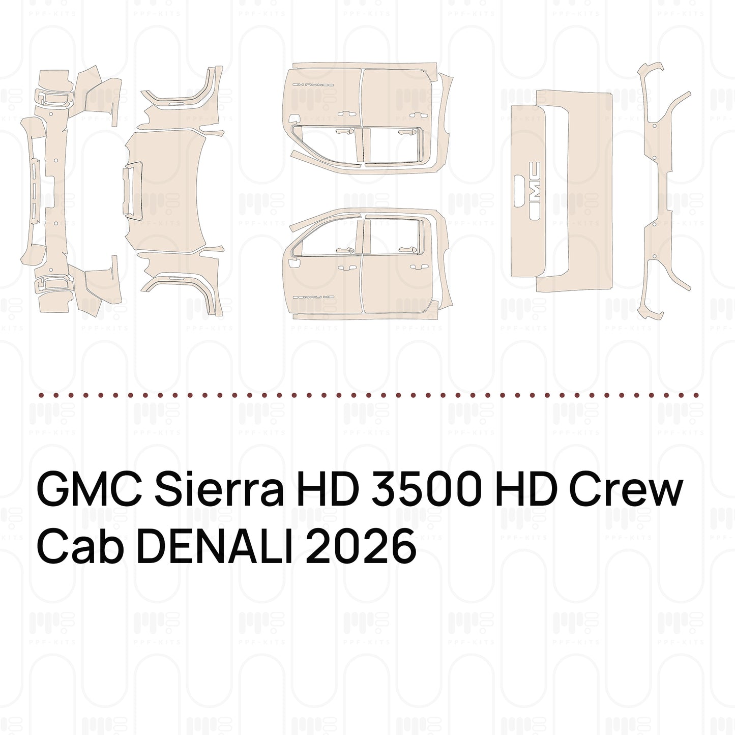 Bumper+Headlamp with License plate cutout, with 4 PDC (Parking Sensors)