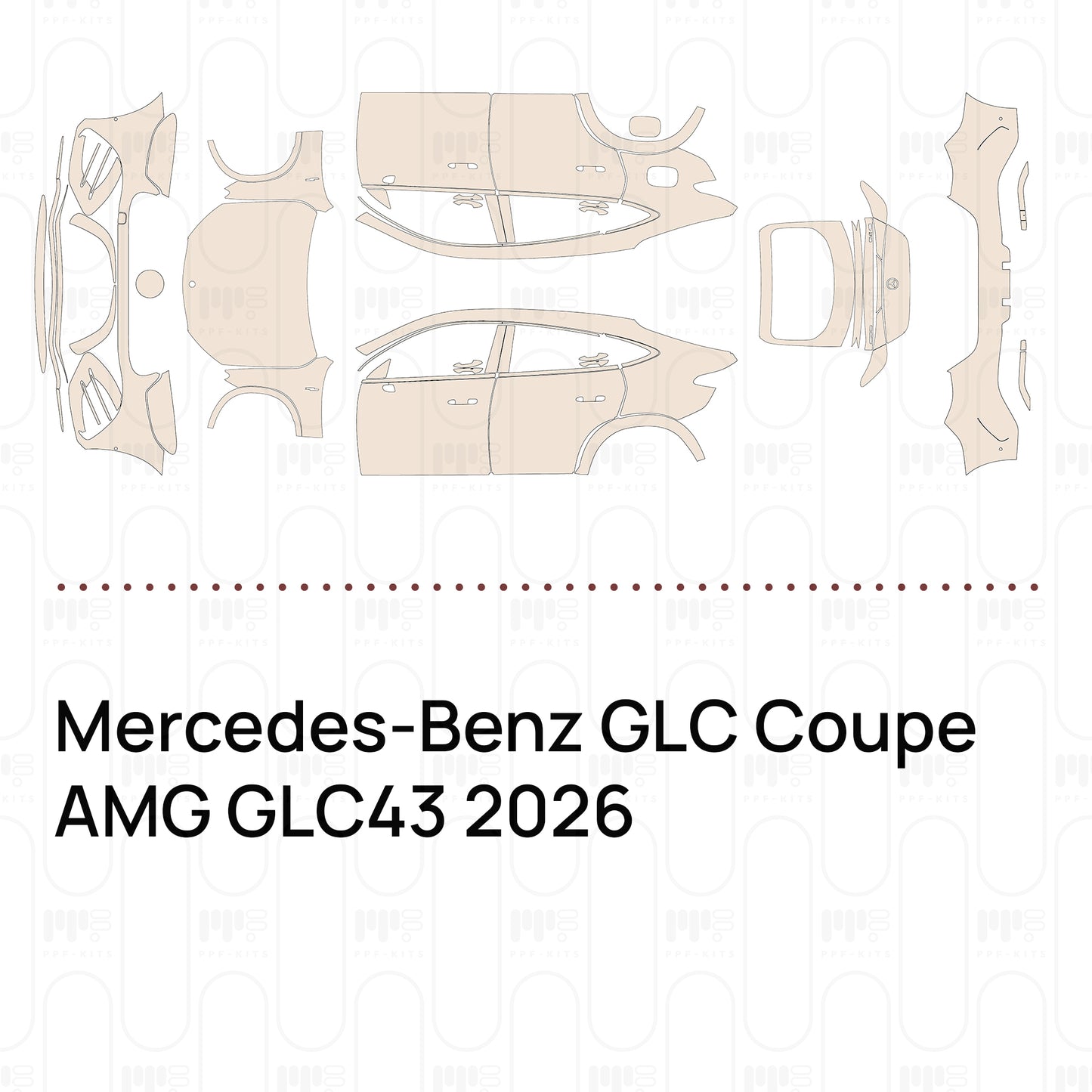 Bumper+Headlamp without AMG Aerodynamics Package, with 2 PDC (Parking Sensors)