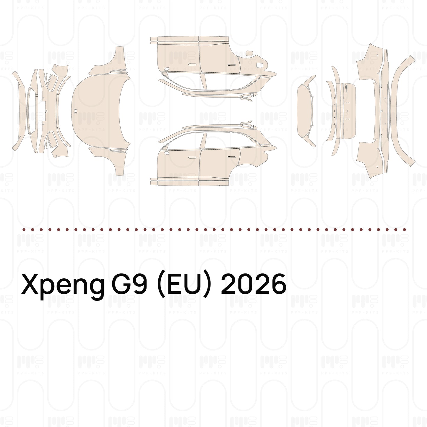 Bumper+Headlamp with 6 PDC (Parking Sensors) and 1 Camera
