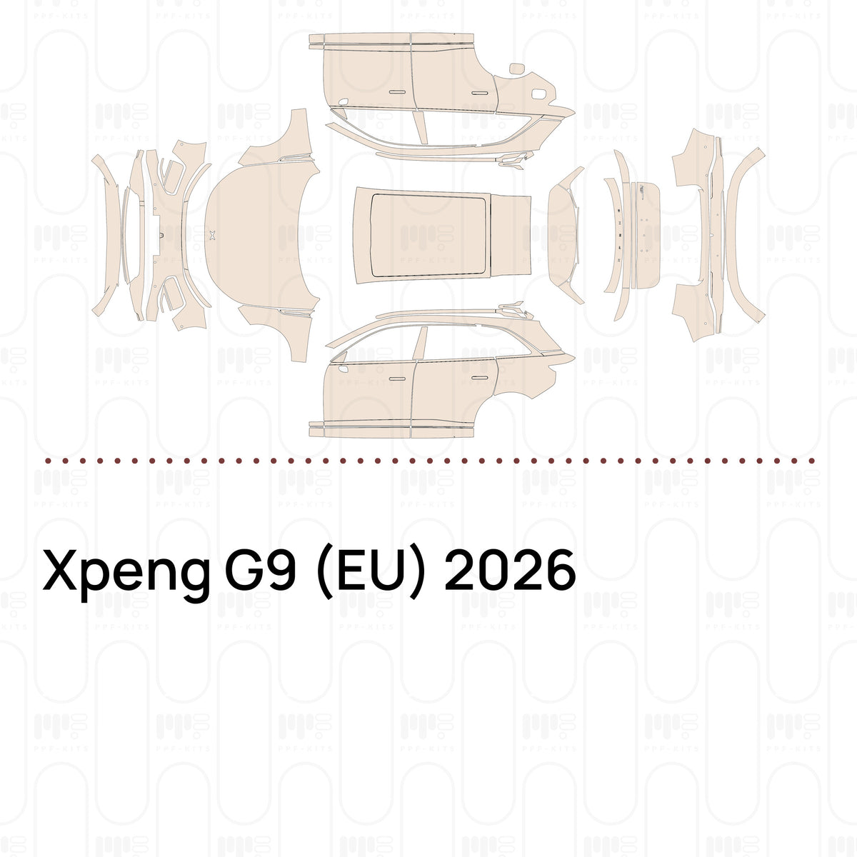Bumper+Headlamp with 6 PDC (Parking Sensors) and 1 Camera